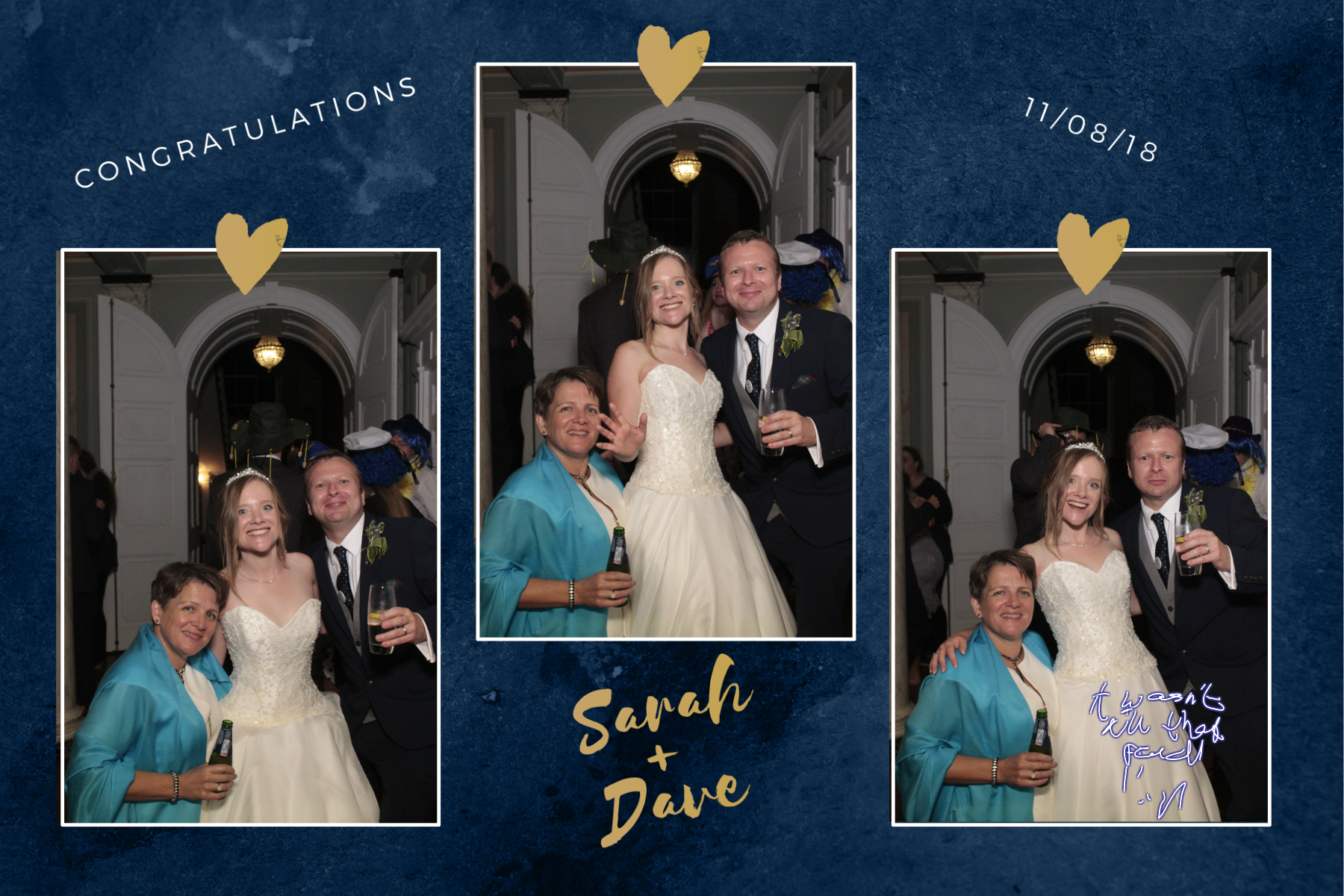 Sarah & Dave's Wedding | View more photos from the event at gallery.myphotoboothexperience.co.uk/u/MyPhotoBoothExperienceLtd/Sarah-Daves-Wedding